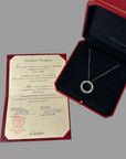 Cartier Love necklace, diamond-paved, RRP: AED 36800