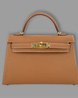 Hermés Mini Kelly Gold Epsom GHW *Brand New*