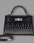 Hermés Mini Kelly Clouté Studded *Brand New*