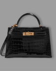 Hermes Mini Kelly Black Alligator GHW *BRAND NEW* Collector Item