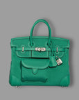 Hermès Birkin 25 Cargo Vert Vertigo PHW *Brand New*
