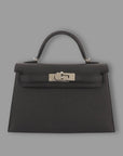 Hermés Mini Kelly Noir PHW *Brand New*