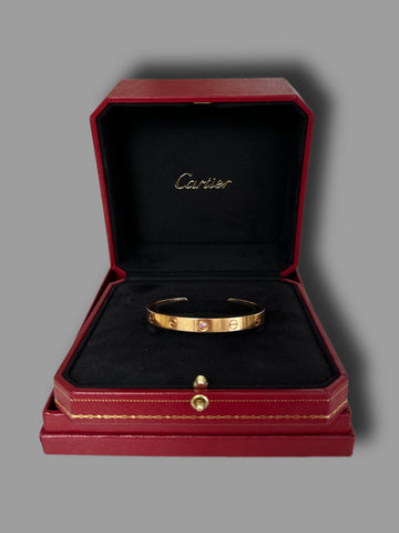 Cartier Love bracelet Rose gold Pink Sapphire