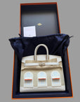 Hermes Birkin 20 Faubourg * BRAND NEW* Snow White Sous La Neige PHW