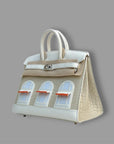 Hermes Birkin 20 Faubourg * BRAND NEW* Snow White Sous La Neige PHW
