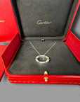 Cartier Love necklace, diamond-paved, RRP: AED 36800