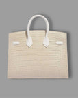 Hermes Birkin 20 Faubourg * BRAND NEW* Snow White Sous La Neige PHW