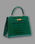 Kelly 25 Vert Emerald Alligator *BRAND NEW* SUPER RARE PIECE