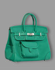 Hermès Birkin 25 Cargo Vert Vertigo PHW *Brand New*