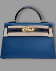 Hermés Mini Kelly Deep Bleu Touch *BRAND NEW*