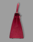 Hermès Kelly 28 Rose Tyrien Ostrich PHW *BRAND NEW*