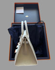 Hermes Birkin 20 Faubourg * BRAND NEW* Snow White Sous La Neige PHW