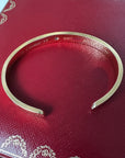 Cartier Love bracelet, Size 17, Rose gold Pink Sapphire