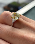 Graff Engagement Ring Fancy Yellow Diamond 5.6cts RRP: AED 935000