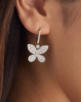 Graff Pavé Butterfly Diamond Drop Earrings RRP: AED 81000