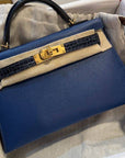 Hermés Mini Kelly Deep Bleu Touch *BRAND NEW*