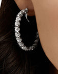 Graff Round Diamond Hoop Earrings RRP: AED 501000