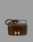 Hermes Elan Constance in Niloticus crocodile