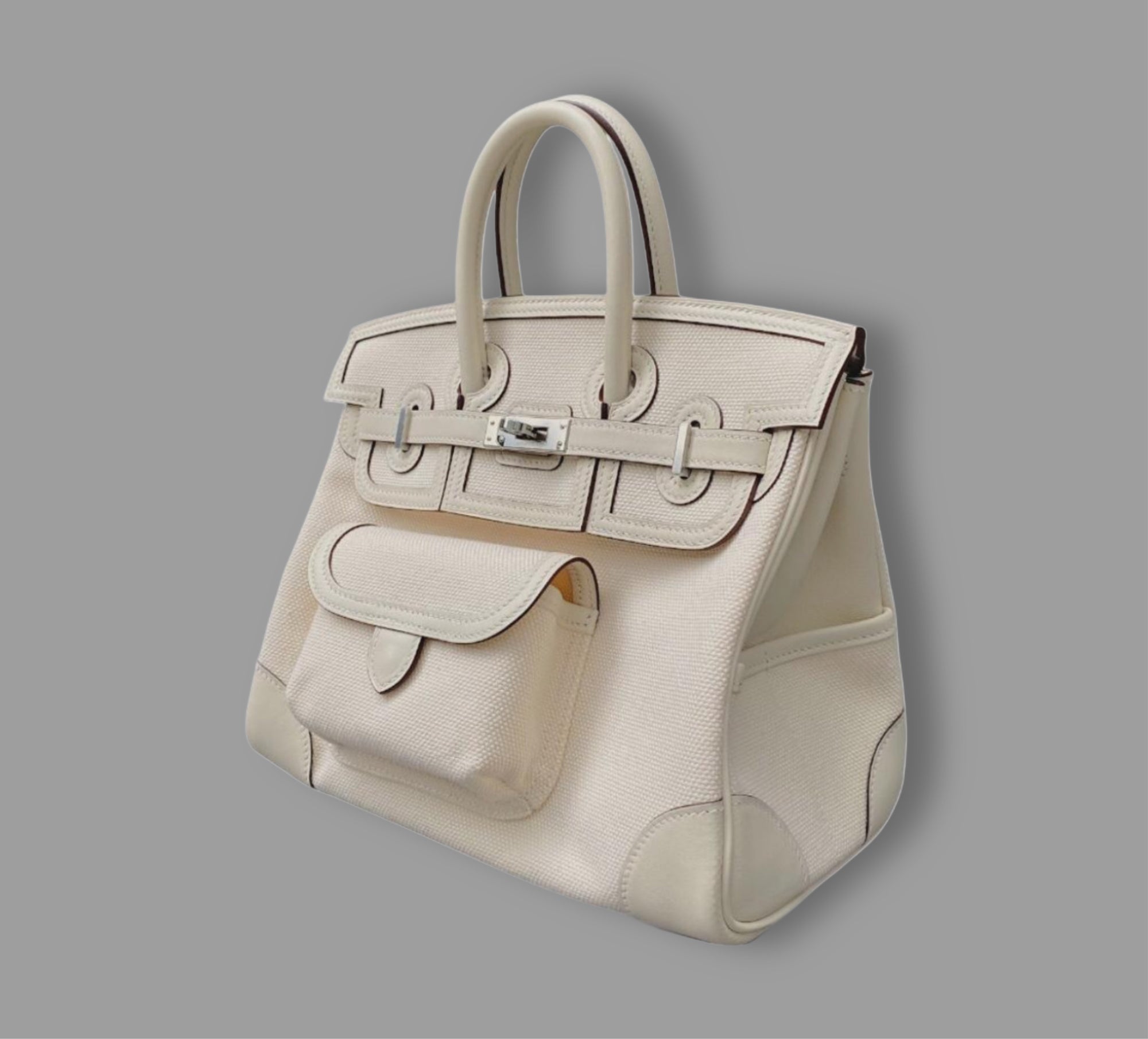 Hermés Birkin 25 Cargo Ecru/Nata PHW *Brand New*