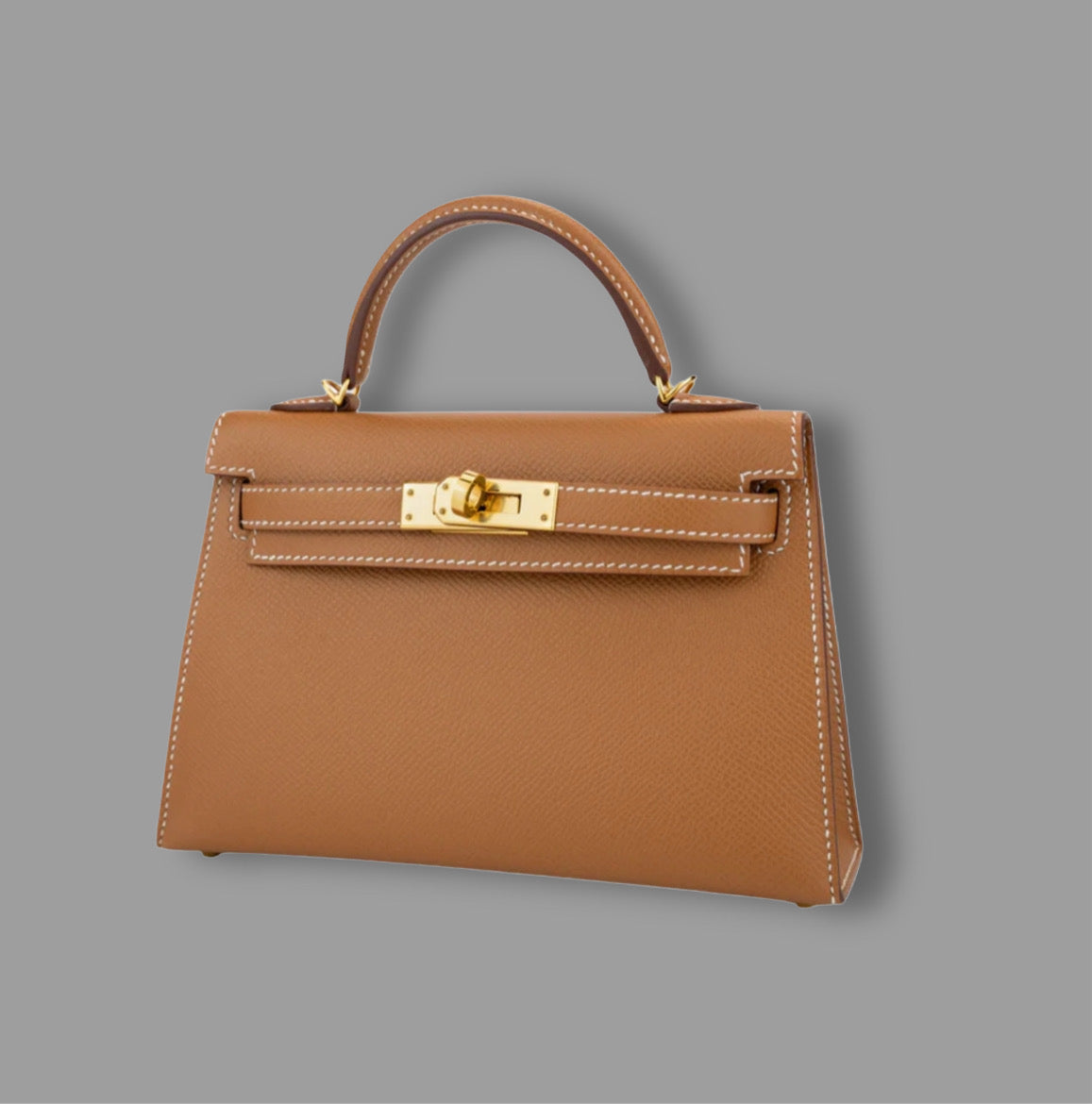 Hermés Mini Kelly Gold Epsom GHW *Brand New*