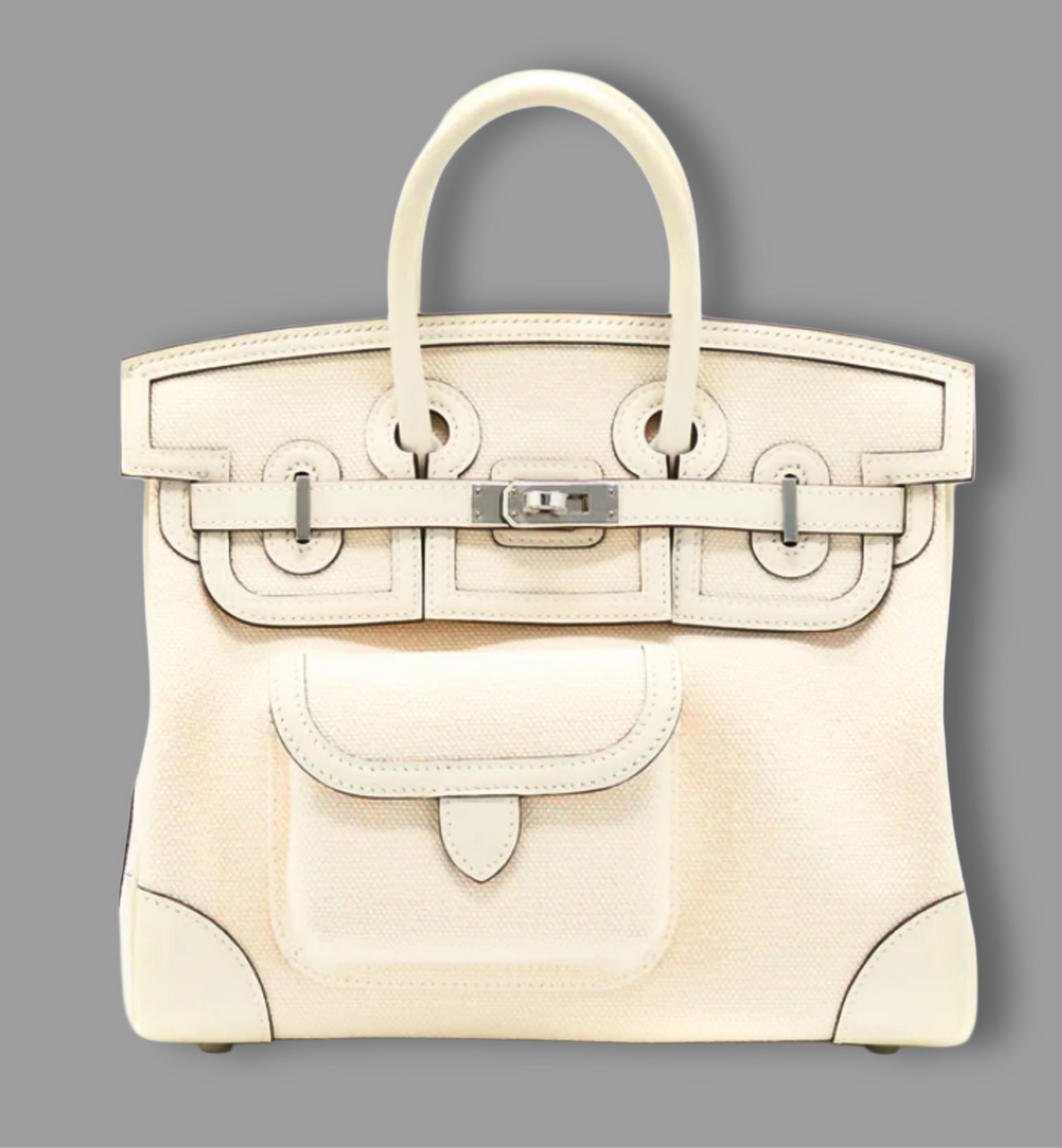 Hermés Birkin 25 Cargo Ecru/Nata PHW *Brand New*